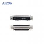 SCSI 50pin Servo Connector MDR PCB Straight 1.27mm With Zinc Alloy Shell for sale