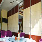 Hotel Melamine Finish Fire Rated Sound Insulation Sliding Folding Movable Wall Partition