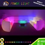 China Party LED Furniture/Illuminated Bar Sofa LED Plastic Sofa manufacturer