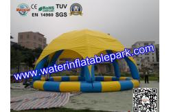 China PVC Flexible Kids Cool  Inflatable Pool Toys With Tent Cover supplier