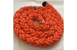 China Polyester 8 12 Strand Elastic Marine Mooring Ship Rope 100mm Price supplier