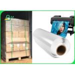 180gsm 230gsm Glossy / Satin Double Side Inkjet Paper For Poster 203mm x 65m for sale