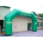 Green Custom Inflatable Arch / Inflatable Start Finish Arch Wind Resistance for sale