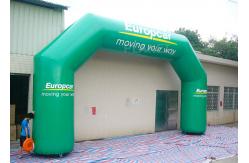 China Green Custom Inflatable Arch / Inflatable Start Finish Arch Wind Resistance supplier