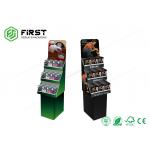 Custom Retail Folding Corrugated Cardboard Floor Display Shelf For Promotion for sale