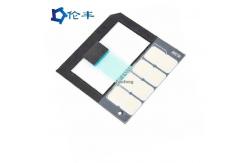 China PET Glossy Capacitive Membrane Keypad Touch LCD Window 3M468 supplier