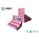 Custom Recycled Color Printed Cosmetic Cardboard Counter Paper Display Box With Holes For Retail for sale