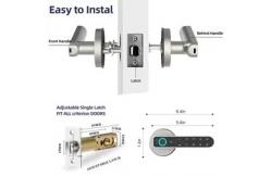China Intelligent Biometric Smart Code Door Lock TTLock App Semi Auto Handle Lock supplier