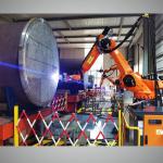 High Performance Robotic Tube Sheet Welding System With Water Cooling Method for sale