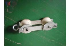 China 2KN Double Sheaves OPGW Stringing Tools Cable Stringing Fiber Optic Block supplier