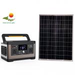 500W Portable Solar Power Station Kits With On Board Charging Micro Inverter for sale