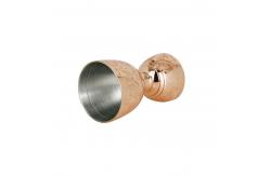 China Copper Plated Stainless Steel Barware Bell Jigger Measurements Etch Design supplier