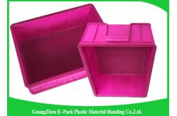 China Mini Load Euro Containers With Lids , Standard Plastic Stacking Boxes PP Materials supplier