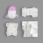 Elastic Waist Daily Changing Disposable Sleepy Baby Diapers for sale