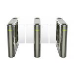 IR Sensor IP44 40W Acrylic Swing Barrier Turnstile Fast Pass Speed BLDC for sale