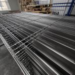 Smooth Surface Industrial Welded Steel Grating With 30mm Bearing Bar Pitch for sale