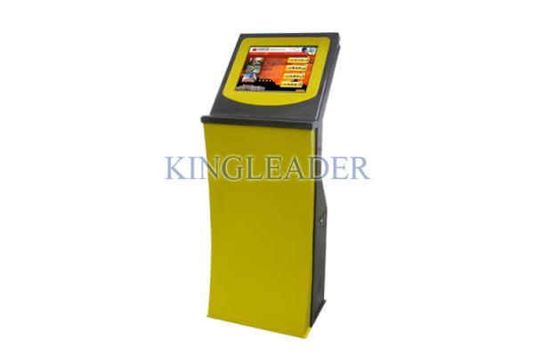 17 / 19 Inch Hotel Internet Self Service Kiosk With SAW Touchscreen In Government Building