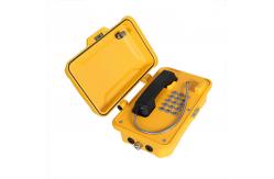 China Rubber Keypad SIP2.0 Military Emergency Phone 90db With Cover Lock supplier