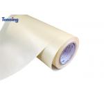 High Temperature Pressing PES Hot Melt Adhesive Film For Mental Amber Colour