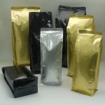 Silver Gold Foil Pouch Packaging for Dried Fruit , Snack , Tea , Coffee for sale