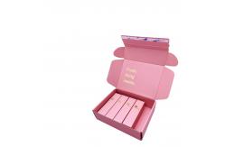 China pink plain Custom Printed Shipping Boxes 12x12x6 Recyclable supplier