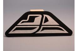 China Microfiber Embossed Reflective Logo Heat Transfer Labels For Garments supplier