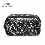 Daily Use Zipper Canvas Make Up Custom Cosmetic Bag