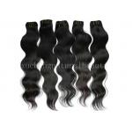 6A+ Remy Virgin Human Hair Extensions Natural Black Body Wave