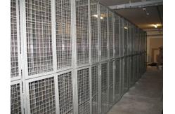 China Military , Gym Heavy Duty Storage Locker , Steel Ventilated Wire Mesh Partitions supplier