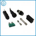 Nylon Cap Phenolic Frame 6.35x30mm Micro Fuse Holder R3-21A Nut Mounted