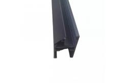 China T5 14mm Aluminum Window Profiles Electrostatic Powder Spraying supplier