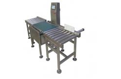China IP30 Checkweigher Machine LCD Touch Screen Roller 50kg Food Metal Detector supplier