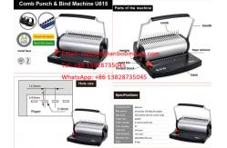 China 21 Holes Manual Comb Binding Machine For Calendar supplier