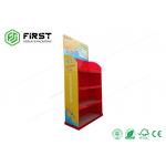 Four Layers Damp Proof Cardboard Retail Display Stands For Advertising for sale