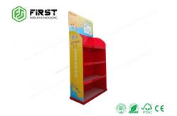 China Four Layers Damp Proof Cardboard Retail Display Stands For Advertising supplier