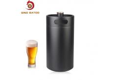 China Black Powder Coating 5L Insulated Mini Keg supplier