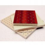 Natural Wooden Perforated Acoustic Soundproofing Panels For Studio Room for sale