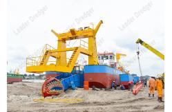 China Portable 30m Sand Suction Dual Pump Dredger For Sea Reclamation supplier