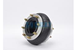 China Rubber Industrial Air Spring Air Isolator Convoluted With Flange Ring 260130H-1 supplier