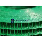 High Strength Ss Weld Mesh / Green Vinyl Coated Wire Fencing 1/2 Inch By 1/2 Inch for sale