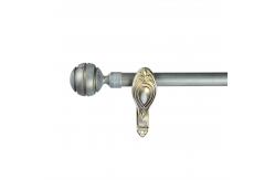 China Ball Shape Curtain Rod And Finial Set Diameter 19mm 16MM supplier