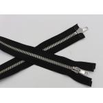 Symmetric Corn Teeth 36 Inch Long Two Way Metal Zip Open End For Coats / Backpack for sale