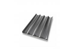 China RK Bakeware China Foodservice NSF 800X600 Durashield Coating Channel Baguette Tray supplier