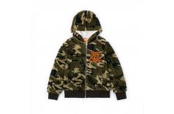 China Camouflage Lightweight Kids Winter Parkas Coral Fleece Jacket Boys Tops supplier