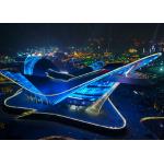 P50 Facade Media Programmable Led Display Screen With Low Wind Loading