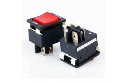 China Rocker Switch Reset Off  Overload Protector Switch 16a 4 Pins supplier
