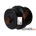 Komatsu PC12R-8 Mini Excavator Rollers / Black Bottom Rollers Excavator High Strength for sale
