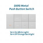 DC 12V Wall Light Switch RS485 Protocol White Color Metal Material for sale