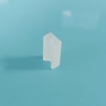 Perforated Precision Glass Middle Quartz Plate 10mm OD 2.75mm Thick 3mm Hole Height 5mm for sale