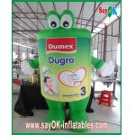 Green Portable Inflatable Cartoon Characters Custom Advertising Inflatables